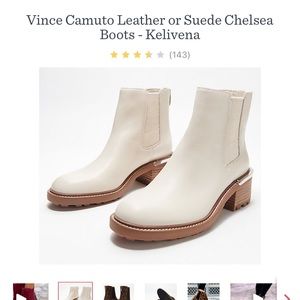 Vince Camuto Chelsea leather booties